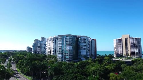 Highrises Between Marina and Aerial Architecture