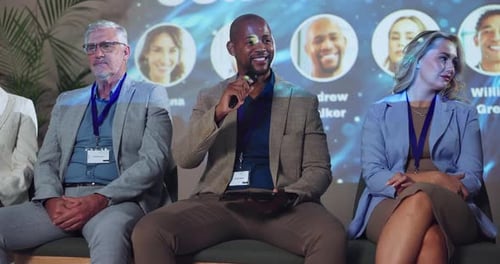 Panel Discussion at a Corporate Conference