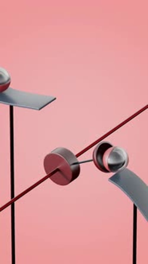 Marbles Path 3D-Schleifenanimation