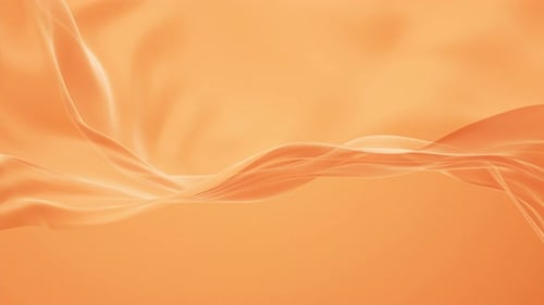 Fluid Abstract Flowing Orange Waves Loop Background
