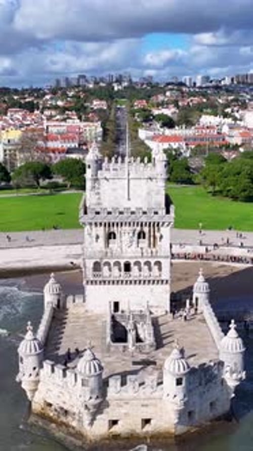 Belem Tower At Lisbon In District Of Lisbon Portugal.