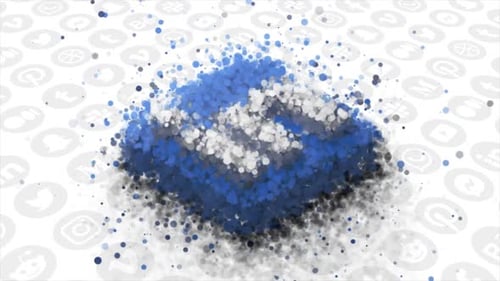 LinkedIn Logo Reveal with Particle Formation