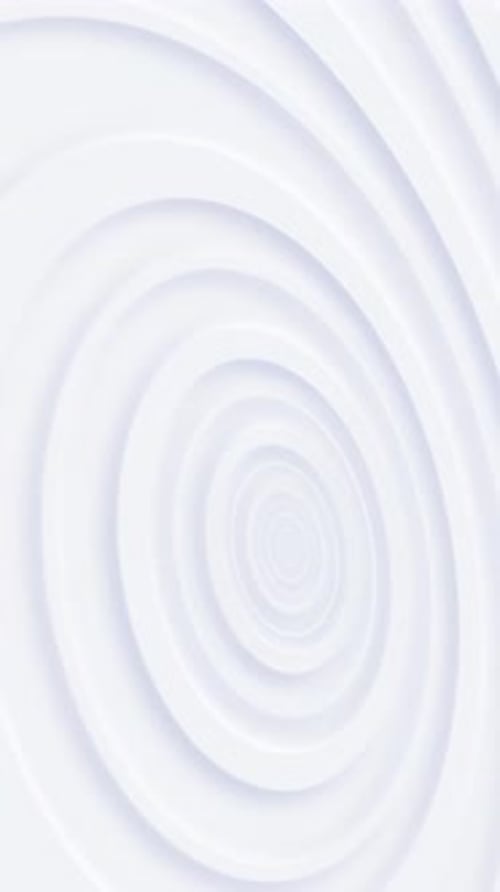 Minimalist White Concentric Spiral Loop Background