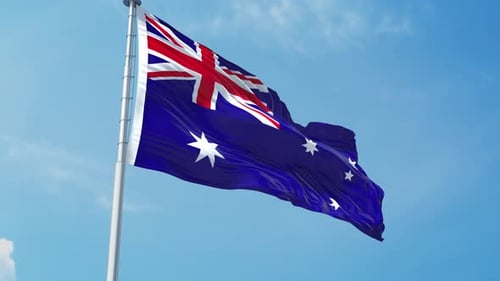 Australia Realistic Flag