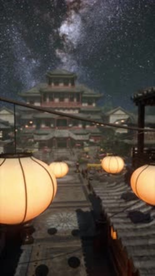 Hanging Lights in Ceilings of Building