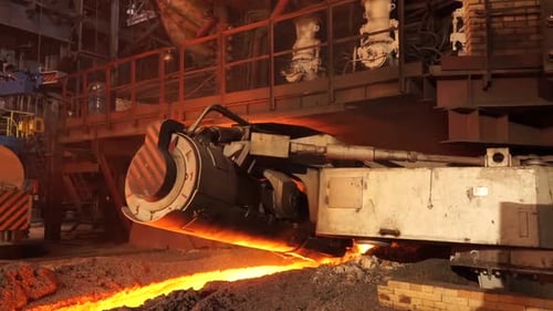 The Process of Industrial Steel Production in a Modern Foundry is Quite Fascinating Today