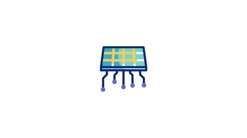 Solar Panel Animated Icon