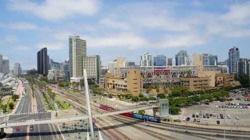 San Diego Stadium Drone View