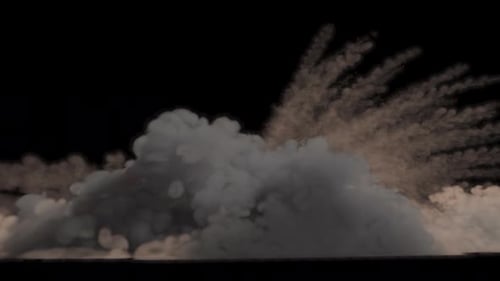 Explosion avec canal alpha transparent