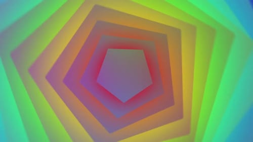 Rotating Rainbow Abstract Background