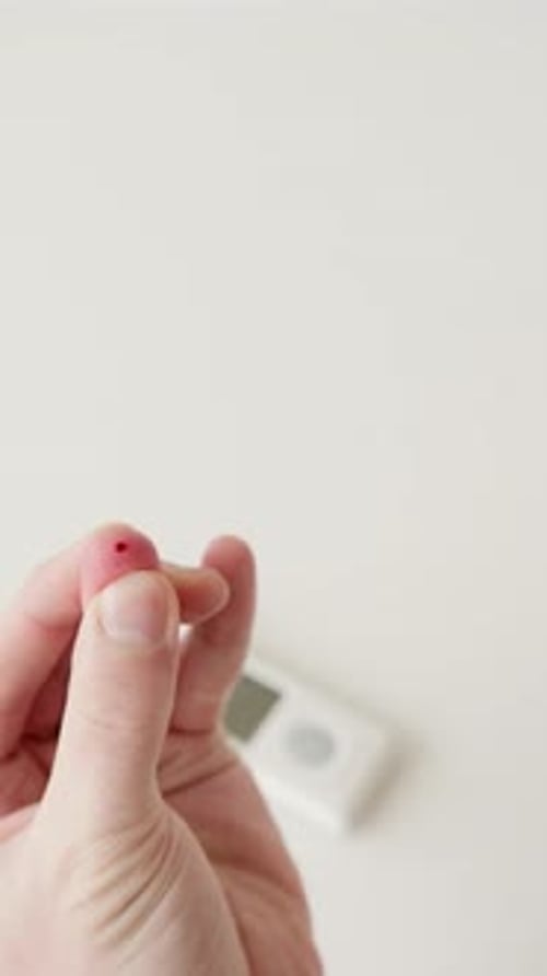 Dispositivo de teste de diabetes, glicosímetro