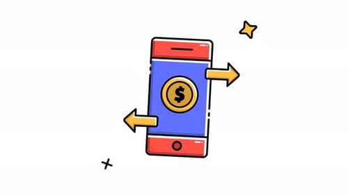 Animated Money Transfer Icon
