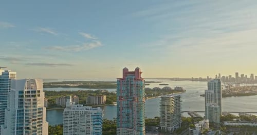 Miami Skyline Downtown Miami Miami Beach Skyline Panorama Aerial Skyline View Skyline Landscape of