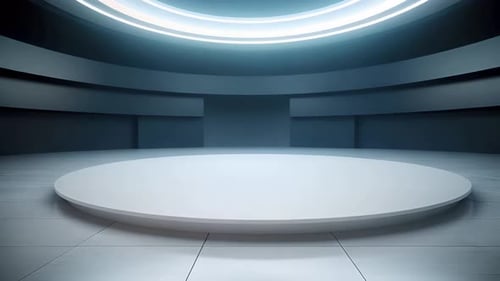 Futuristic 3D Stage Background for Modern Product Presentations