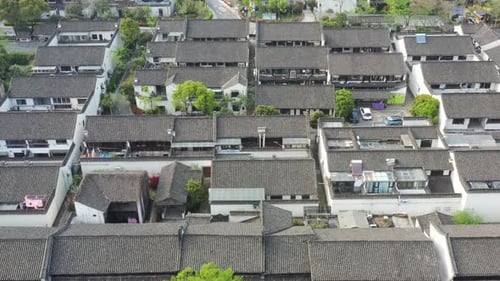 ancient chinese architecture in hangzhou city