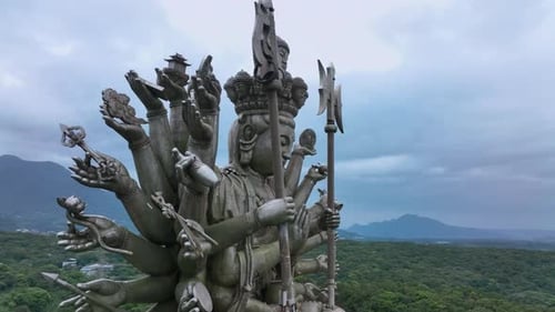 Thousand Hands Guanshiyin Bodhisattva In Taiwan, Close Up