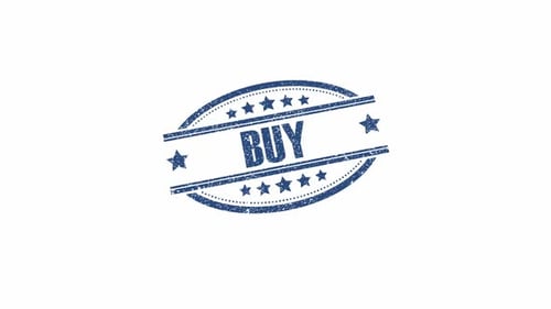 Retro Textured Buy Rubber Stamp Animation