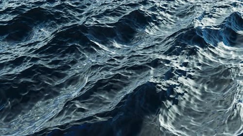 Tempestade e enormes ondas perigosas do oceano ou do mar