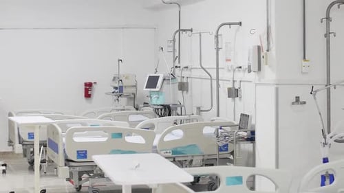 intensive care hospital unit orbital shot