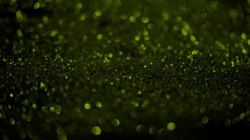 Modische abstrakte Glitzerpartikel auf schwarzem Hintergrund 06