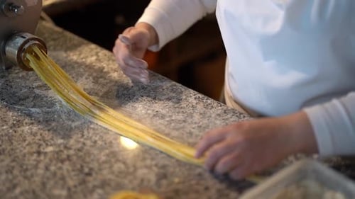 Making Fresh Pasta From Pasta Machine