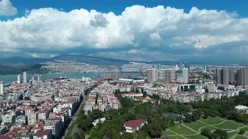 Izmir City Drone View