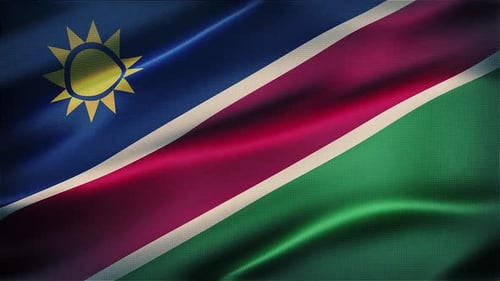 Hintergrund der Namibia-Flagge