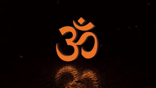 Spiritual Om Symbol 3D Reveal Opener