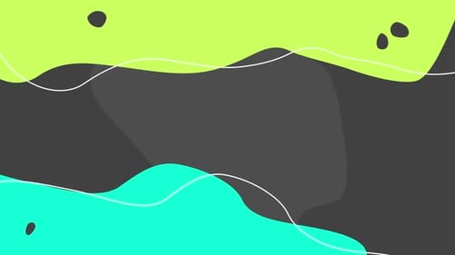 Geometric Neon Black Background