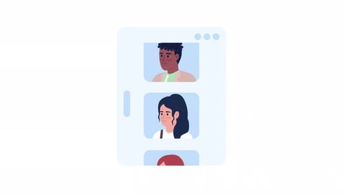 Animated Scrolling Friends List