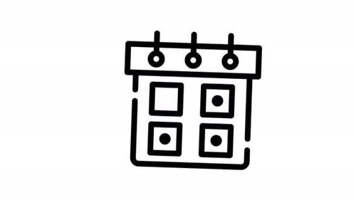 Animationsplan-Symbolpaket