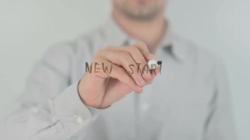 New Start, Writing on Transparent Screen