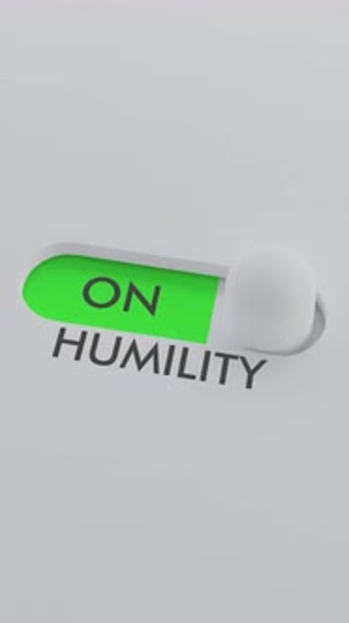 Switching on the HUMILITY switch Vertical Video