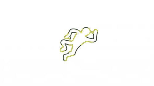 Crime Scene symbol icon animation video