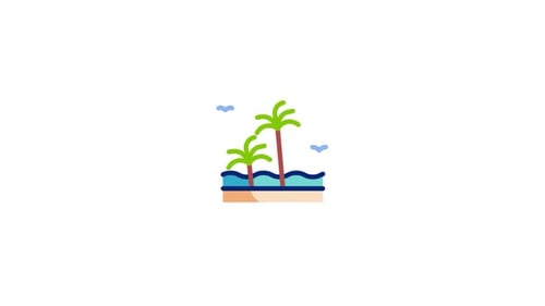 Beach Animated Icon