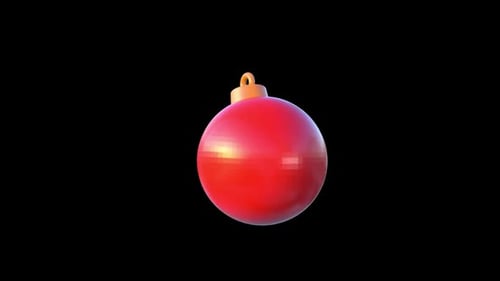 3D Christmas Ornament Ball Loop