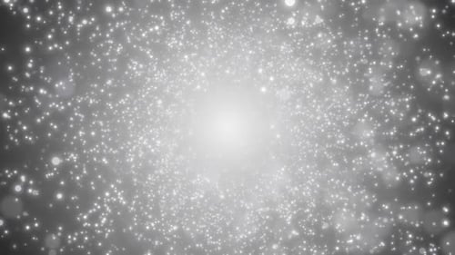 Elegant Silver Particles Flowing Seamless Loop Background