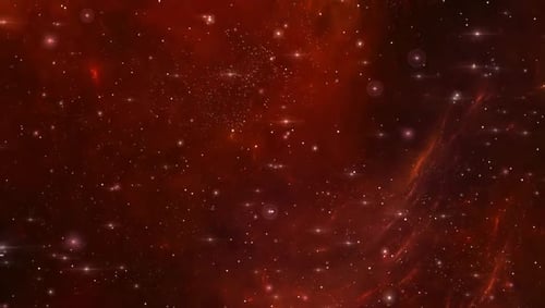Red Galaxy Space Motion Background 2