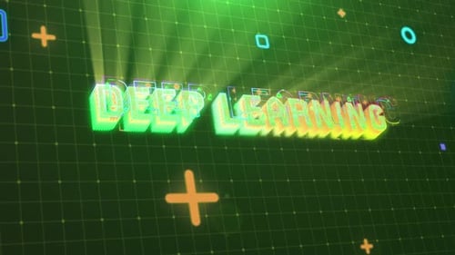 Futuristic Digital Glitch Text Reveal on Grid Background