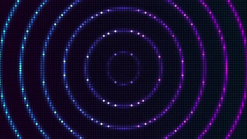 Colorful Pattern on Light Backdrop Blue Neon LED Background Fashion Abstract Vj Loop Animation Light