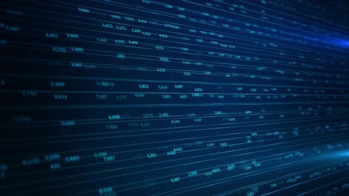 Futuristic Digital Data Flow Stream Abstract Network Speed Neural Network Big Data Cybersecurity