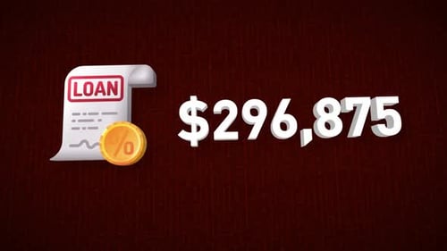 Money Loan Paper Animation