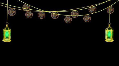 Elegant Ramadan and Eid Festive Decoration Loop