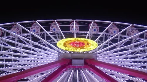 Amusement Park Fun Children Happy Times At Night 13