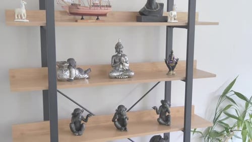 closeup shot of buddha or statue of religious worship