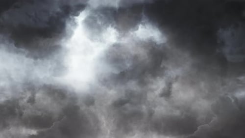 Storm Clouds Moving in a Dramatic Sky