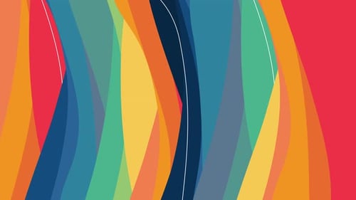 Fond animé abstrait coloré