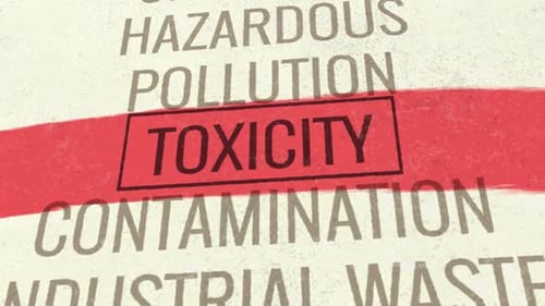 Animated Environmental Concerns Highlight and Strike Through