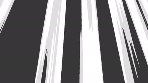 Dynamic Brush Stroke Speed Lines Transition Animation