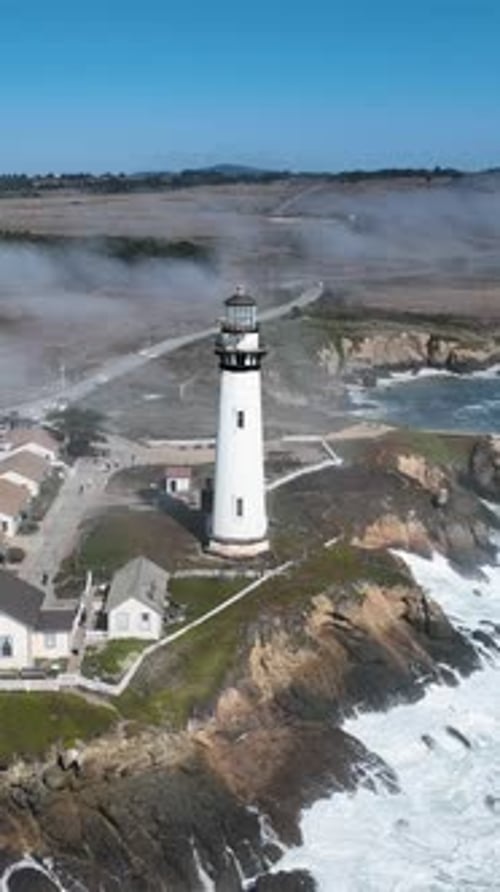Leuchtturm in Pescadero in Kalifornien, Vereinigte Staaten.